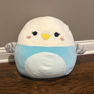 Squishmallows Tycho White and Blue Bird Plush
